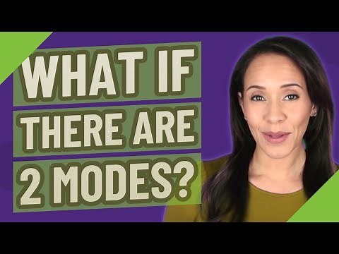 What if there are 2 modes?