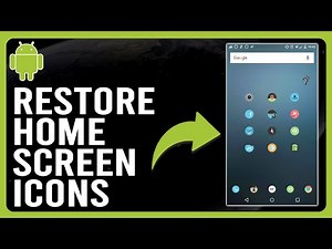 How to Restore All Home Screen Icons in an Android (How to Recover Lost Android App Icons)