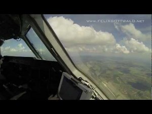 Pilot's view - Lufthansa Cargo MD-11 Dakar-Viracopos from the cockpit HD