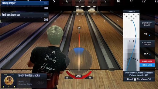 some splits and weird things PBA pro bowling 26 #fyp #gaming #bowling