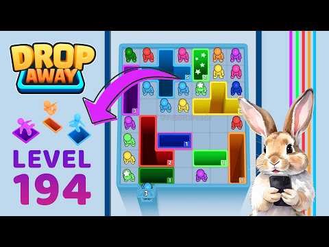 Drop Away Level 194 Solution Walkthrough