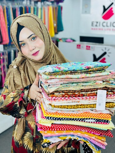 Premium Quality Salat Hijab🧕 Price 350 TK Material-Ac Cotton Inbox For order.. Cash on delivery Available | Eziclick