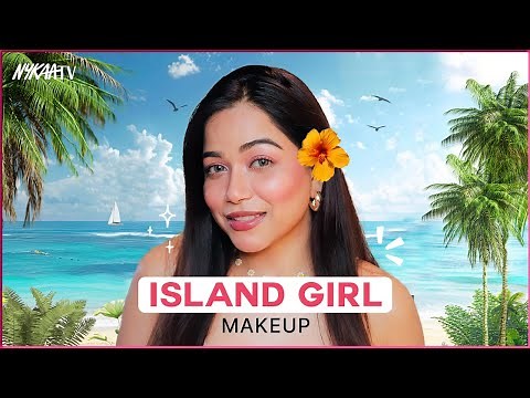 Viral Island Girl Makeup Look🏝️ | Easy Summer Glam Makeup Tutorial Ft. ‪@Priyanka_Jazmin‬ | Nykaa