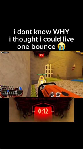 one bounce gives heart attacks || #roblox #forsaken #desolate