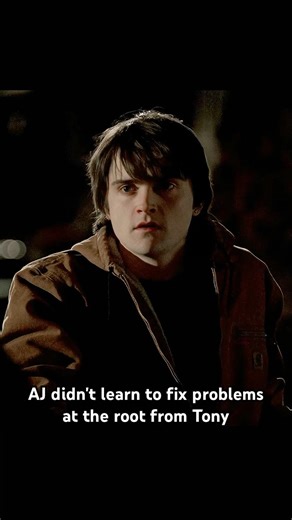 AJ didn't learn to fix problems at the root from Tony#thesopranos #shorts #shortvideo #series