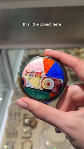 Neil Lane on Instagram: "Germany, circa the 1920s. Enamel on silver in bold, geometric color—an everyday compact (mirror + powder puff) that translates Paris’s Orphist experiments into something intimate and usable. Orphism was Paris-born: coined by Guillaume Apollinaire in 1912 and closely tied to Sonia and Robert Delaunay in the Paris avant-garde. And in the 1920s—when Paris (Montparnasse especially) sat at the center of the avant-garde—objects like this let modern art move off the canvas and