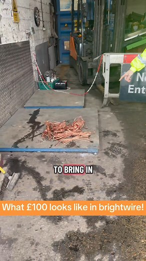 What £100 looks like in brightwire! #Copper #copperwire #scrap | Kent Metals UK