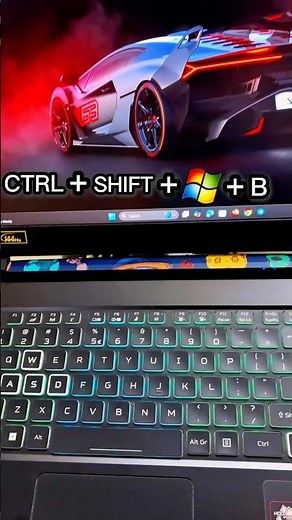 How to Reset Graphics Driver on PC/Laptop 🎮 | Keyboard Shortcut Keys Trick #shortcutkeys #shorts