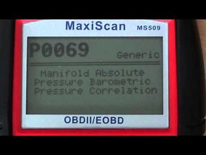 P0069 Diagnostic Trouble Code Problem Code Meaning