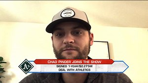 Chad Pinder joins Hot Stove