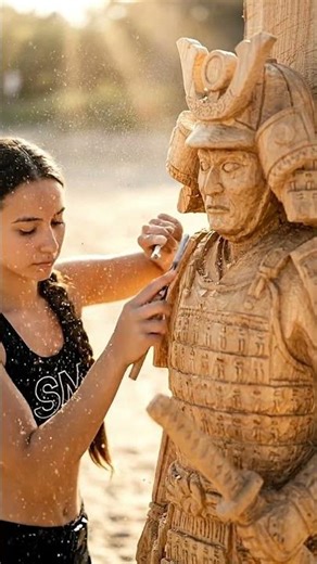 Building a GIANT Samurai Statue From Wood