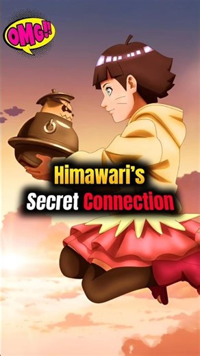 “Himawari’s Secret Friendship with Shukaku 😳 #naruto #boruto #himawari #shukaku