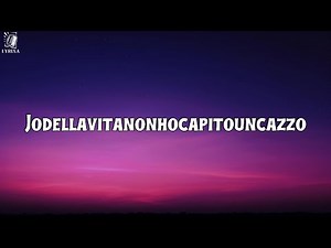 Caparezza - jodellavitanonhocapitouncazzo Italian/English (lyrics)
