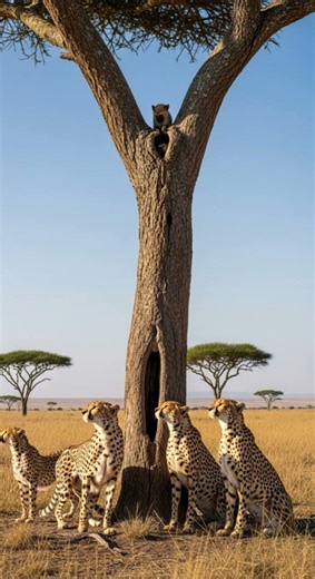 Will the leopard catch its prey successfully? Epic chase unfolds #wildlife #leopard #predator