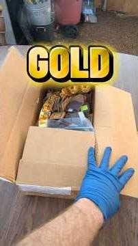 #gold refining from @dougdeals electronic scrap! #fyp #viral #diy #recycle