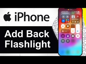 How To Fix Flashlight Missing in iPhone Control Center (Step By Step)