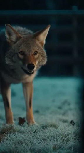 Heroic Black Lab Drives Off Coyote to Save Child😱 #RuralAmerica #DogVsCoyote #Shorts