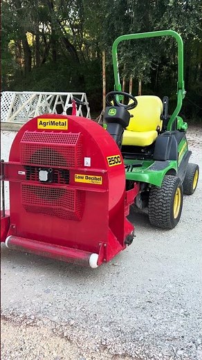 GovDeals: John Deere 1550 Terrain Cut w/ Agri Metal 2500 Blo