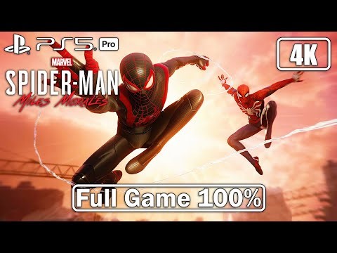Spider-Man: Miles Morales - PS5 Pro - Full Game 100% Longplay Walkthrough 4K 60FPS