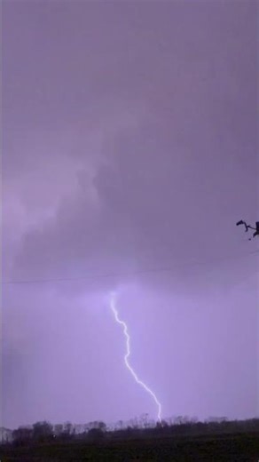 Quick little lightning strike on a storm from 2025. Patiently waiting the next storm!