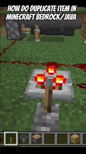 how do item duplicate in Minecraft bedrock java #minecraft #pindbuilding
