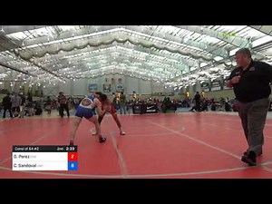 2018 UWW Cadet And U23 Nationals/U23 Freestyle 61 Consi Of 64 #2 - Deven Perez (CWC) Vs. Christoph