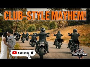 This Wedding Got Loud FAST | Club-Style Chaos on Harleys