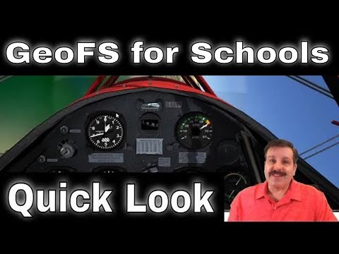 GeoFS for Schools | A quick walkthrough & fun flight with my classroom