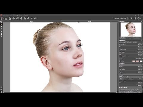 Portrait Retouching Using AKVIS MakeUp 6.5