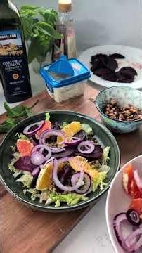 Roasted Beet, French Green Lentil & Orange Salad