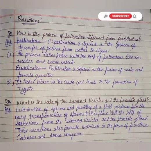 Class 10 science chapter 7 how do organisms reproduce? question answer #NCERT #STUDY #YTSHORTS