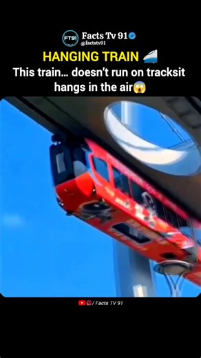 China Built a Train That Hangs in Mid-Air 😳