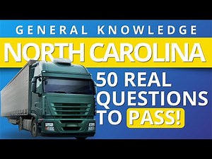 CDL Written Test North Carolina: 50 Real Questions to Pass First Time!