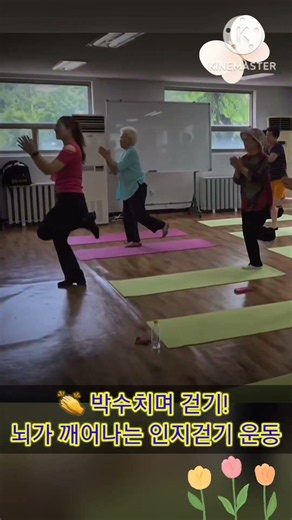 👏 박수치며 걷기만 해도 몸과 뇌가 함께 깨어납니다! #인지걷기 #뇌건강 #치매예방 #건강백세운동 #실버체조 #전신운동 #어르신운동 #노인운동 #인지운동 #지희스쿨 #김지희
