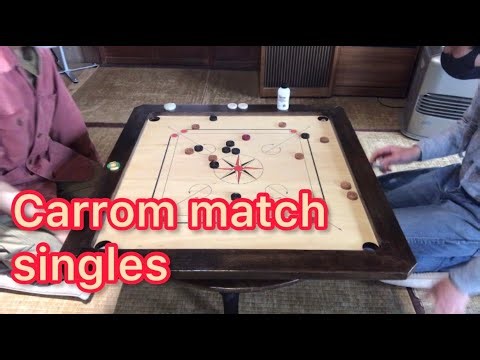 Carrom match , singles 【キャロム シングルス/carrom board/アナログゲームフェスタ】
