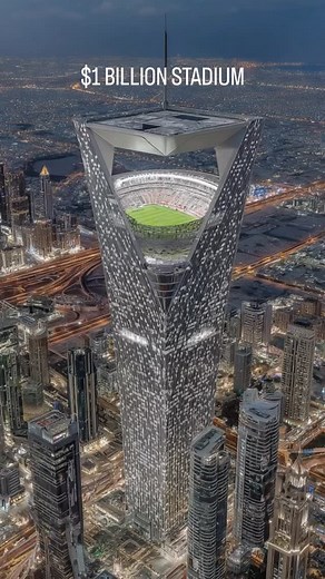 Saudi Arabia just released its plans for the world’s first “sky stadium” - the NEOM Sky Stadium. 🚀 Here are some interesting facts about the proposal: • It’s going to hover 350 meters (1,150 ft) above the desert floor, inside the futuristic linear city, The Line. ￼ • Capacity: around 46,000 spectators. ￼ • Estimated cost: $1 billion. ￼ • Fully powered by renewable energy — solar and wind. ￼ • Construction timeline: the project will start in 2027, finish by 2032. • It’s planned to host group sta