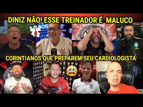 REAÇÕES dos CORINTIANOS REVOLTADOS COM FERNANDO DINIZ NOVO TREINADOR do CORINTHIANS