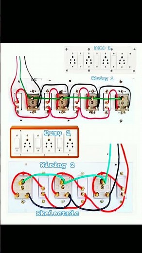 board wiring 4 socket 4 switch and 3 socket 3 switch connection complete wiring please subscribe 🙏❤️