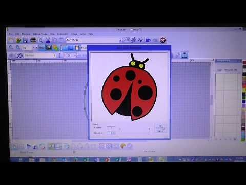 How to Convert bitmap to stitch file in Digitizer Jr