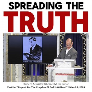 The Truth About Master Fard Muhammad and The Nation of Islam Watch Part 2 of “Repent, for the Kingdom of God is at Hand” https://media.noi.org/video/part-2-repent-for-the-kingdom-of-god-is-at-hand-1?playlist_video=saviours-day-2021 #Farrakhan #SD2025 | Saviours' Day