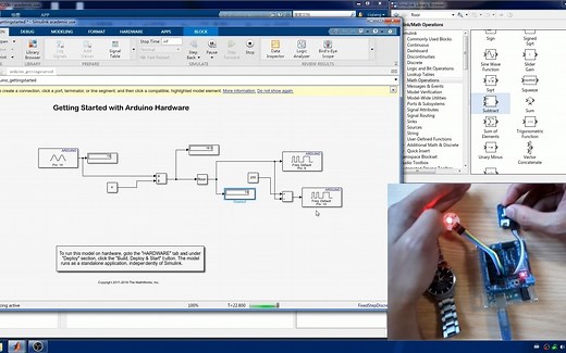 利用Simulink仿真、调试与部署Arduino程序