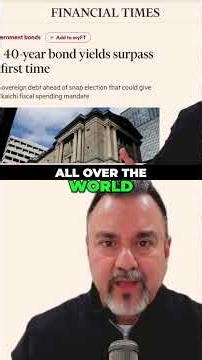 JAPANESE BONDS SKYROCKET: Why YOUR Mortgage Rates Just Jumped! #shorts