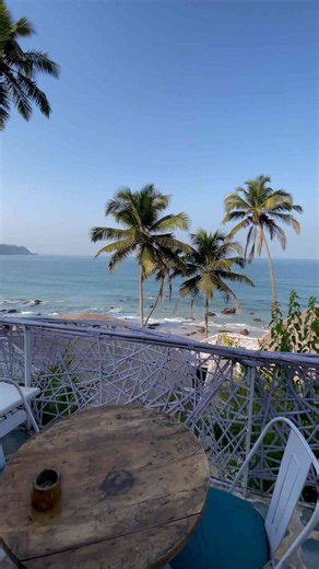 Relaxing Ocean View from a Tropical Balcony