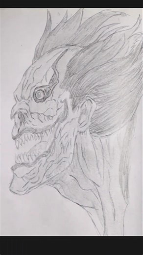 ryuk awesome drawing death note ❤️💸👍