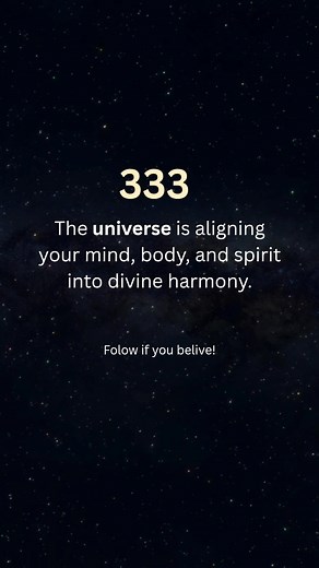 🌟 Seeing *333* is a sign that your mind, body, and spirit are uniting in divine harmony. The Universe is confirming: You’re on the right path. 🌿 Your angels are amplifying your power — trust your intuition and create with love. 💫 💬 Type 333 if you’re ready to align your energy and manifest your dreams 🌈✨ #AngelNumber333 #DivineAlignment #SoulGuidance #ManifestationVibes #SpiritualGrowth #TrustTheProcess | Archangel Guidance