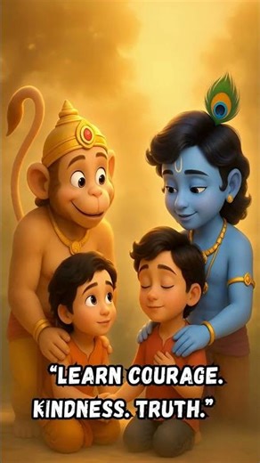 RAMAYANA/BHAGAVAD GITA STORIES FOR KIDS #SHORTS