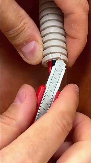 Excellent Method of Connecting Flexible PVC Pipe for Electric Wiring | Electrician Tips