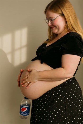 Missy's EXTREMELY FULL #inflation #pregnant #belly