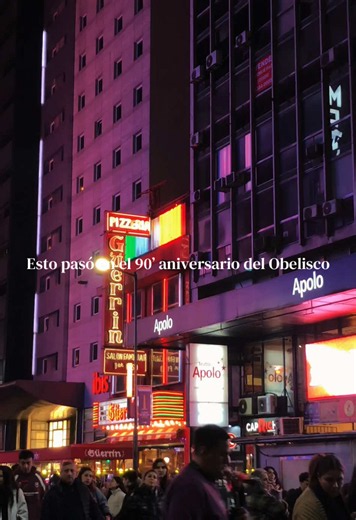 Así fue el festejo de los 90 años del Obelisco en Buenos Aires, el símbolo más icónico de la ciudad 😍💖 #turismobuenosaires #eventosbuenosaires #buenosairesargentina #obeliscobuenosaires