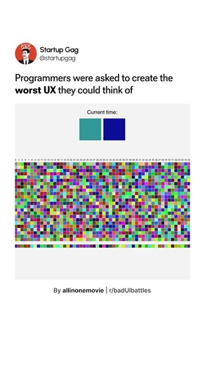 Programmers were asked to create the WORST UX they could think of